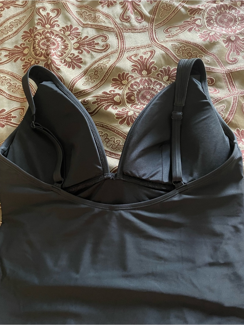 VENUS Plus Size 16 Black 1 PC Swimsuit w Tummy Control & Ruching Adj straps NEW - Picture 8 of 11